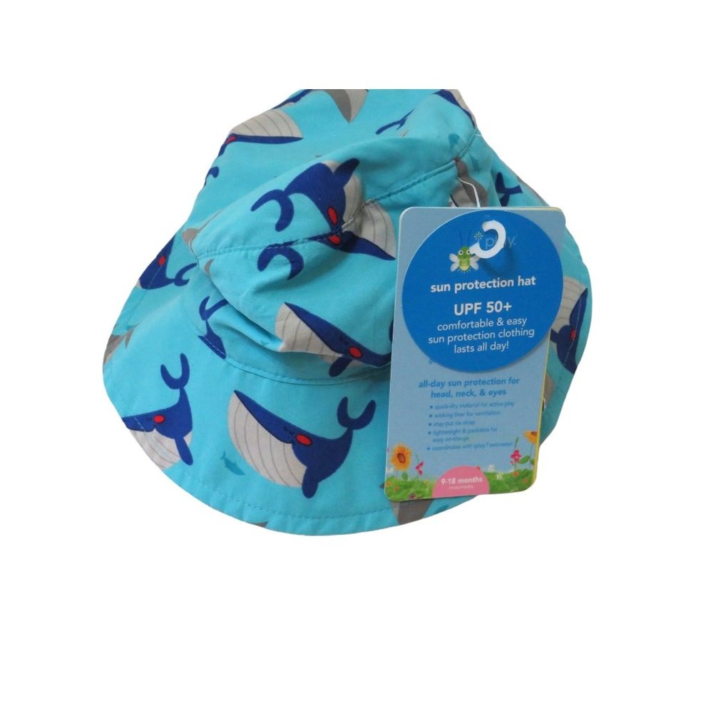 I Play Sun Protection Hat UPF 50+ 9-18  Months Size Bucket Style Hat
